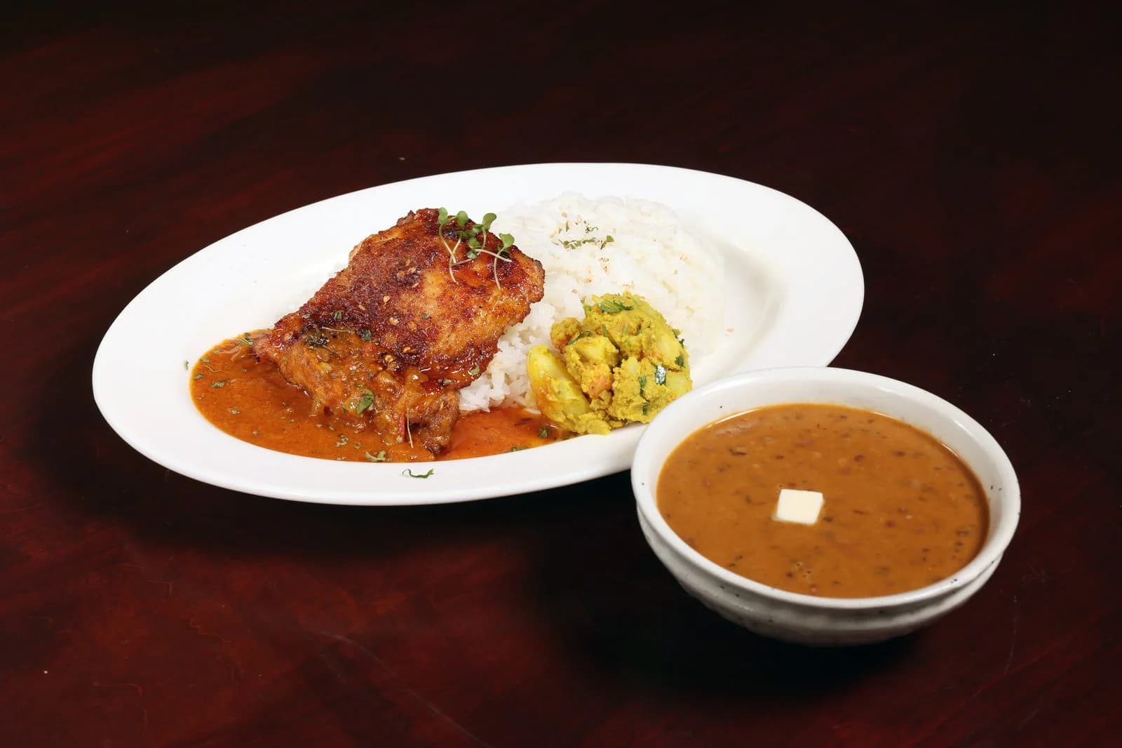 カツカレーセット