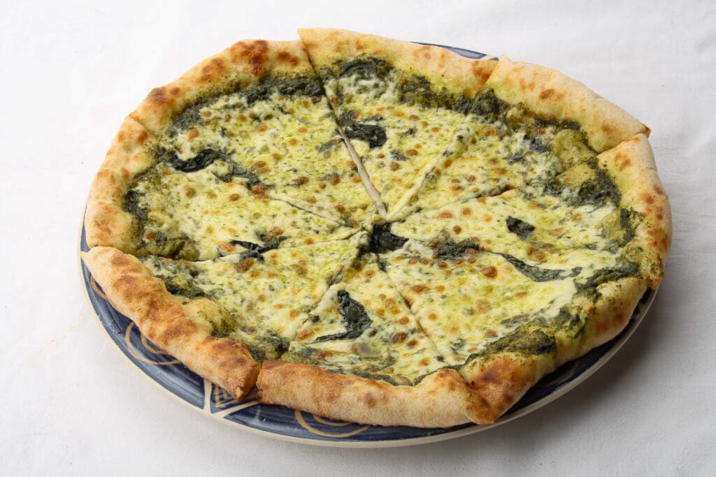 バジル&ほうれん草ピザ