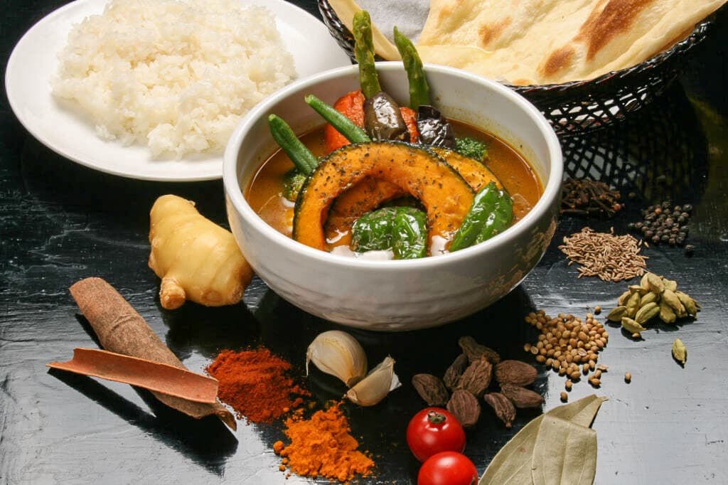 野菜スープカレーセット